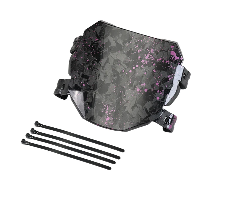 Front Plate Purple/Gold Splatter