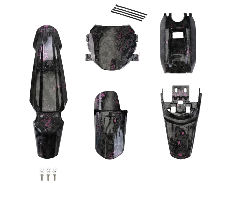 Plastics Purple/Gold Splatter
