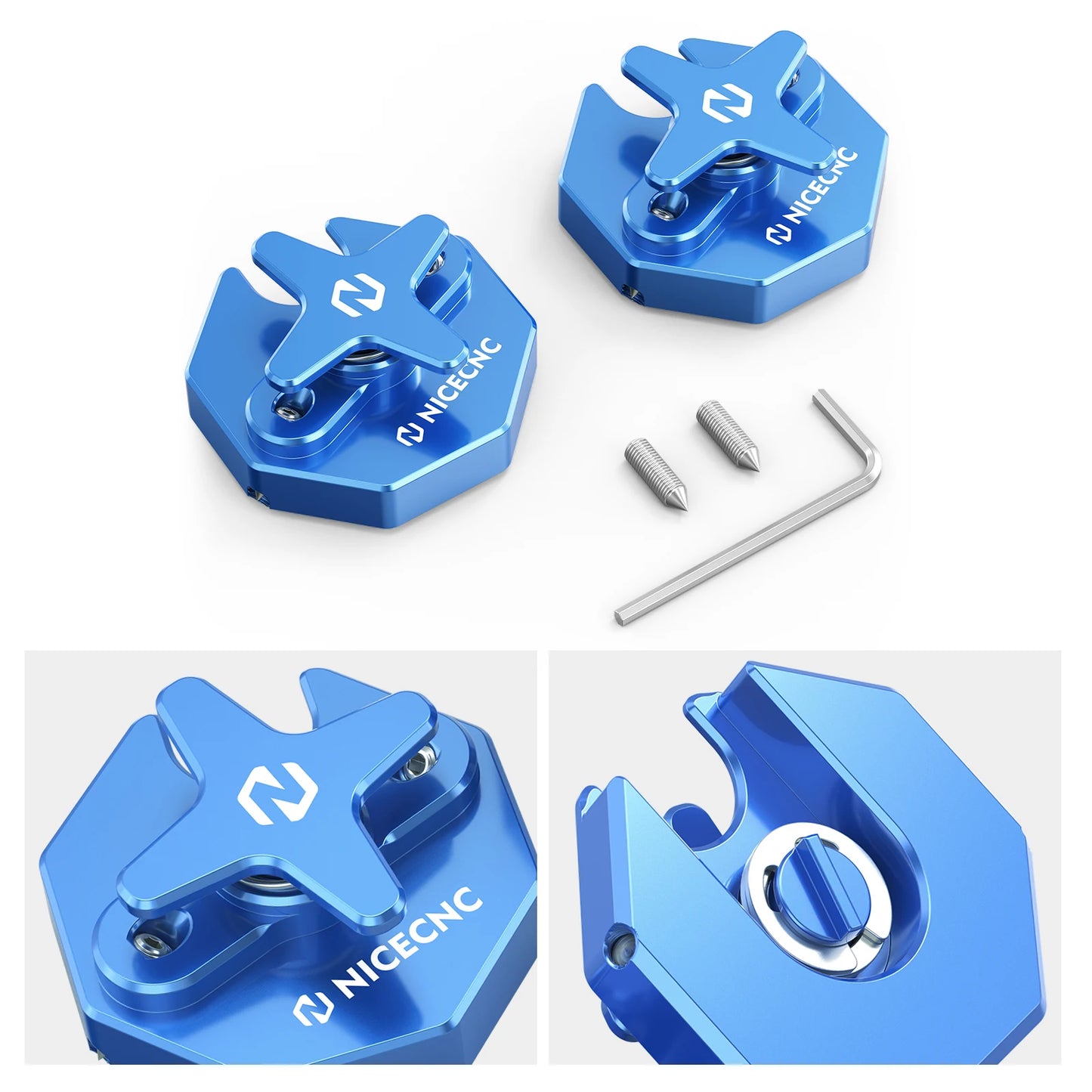 Fork Adjuster Knobs Billet