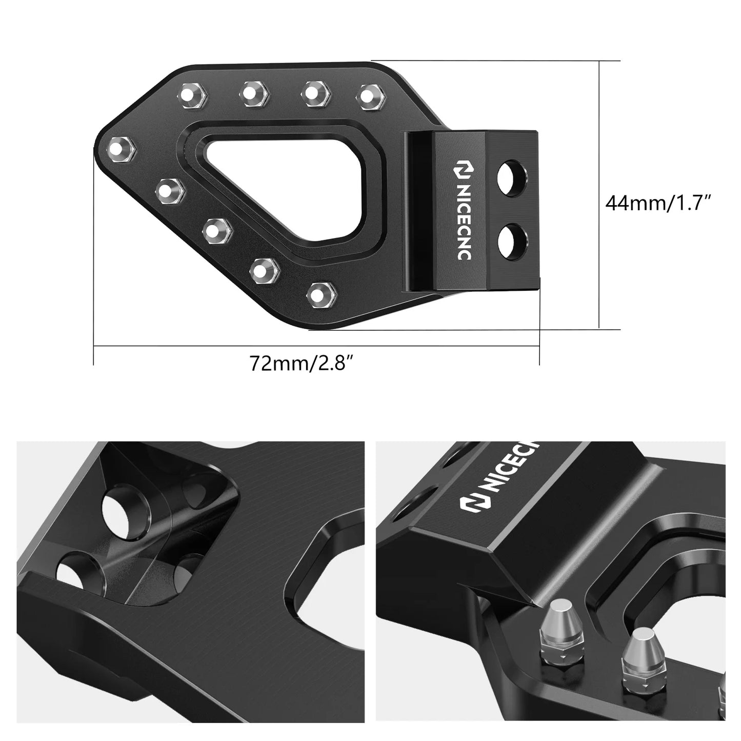 Rear Brake Pedal Step Tip