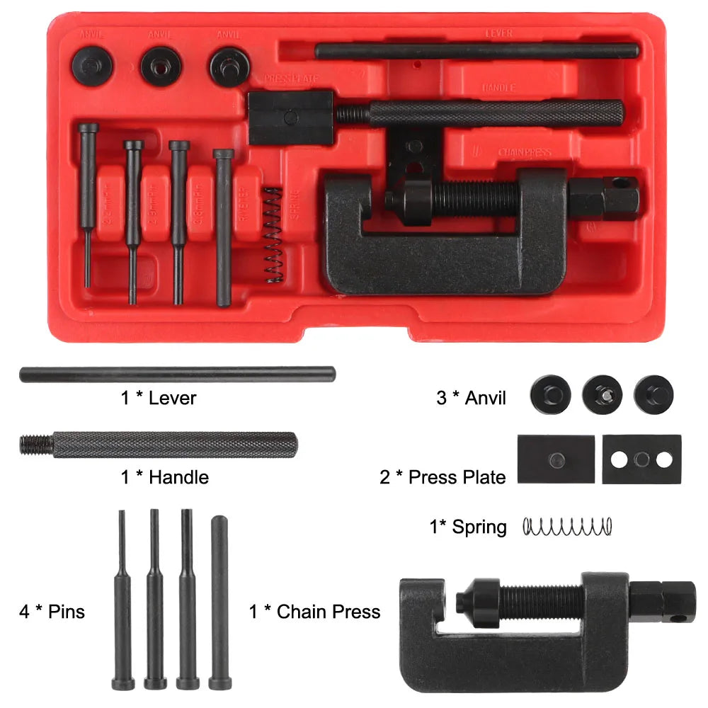 13Pcs Heavy Duty Chain Breaker