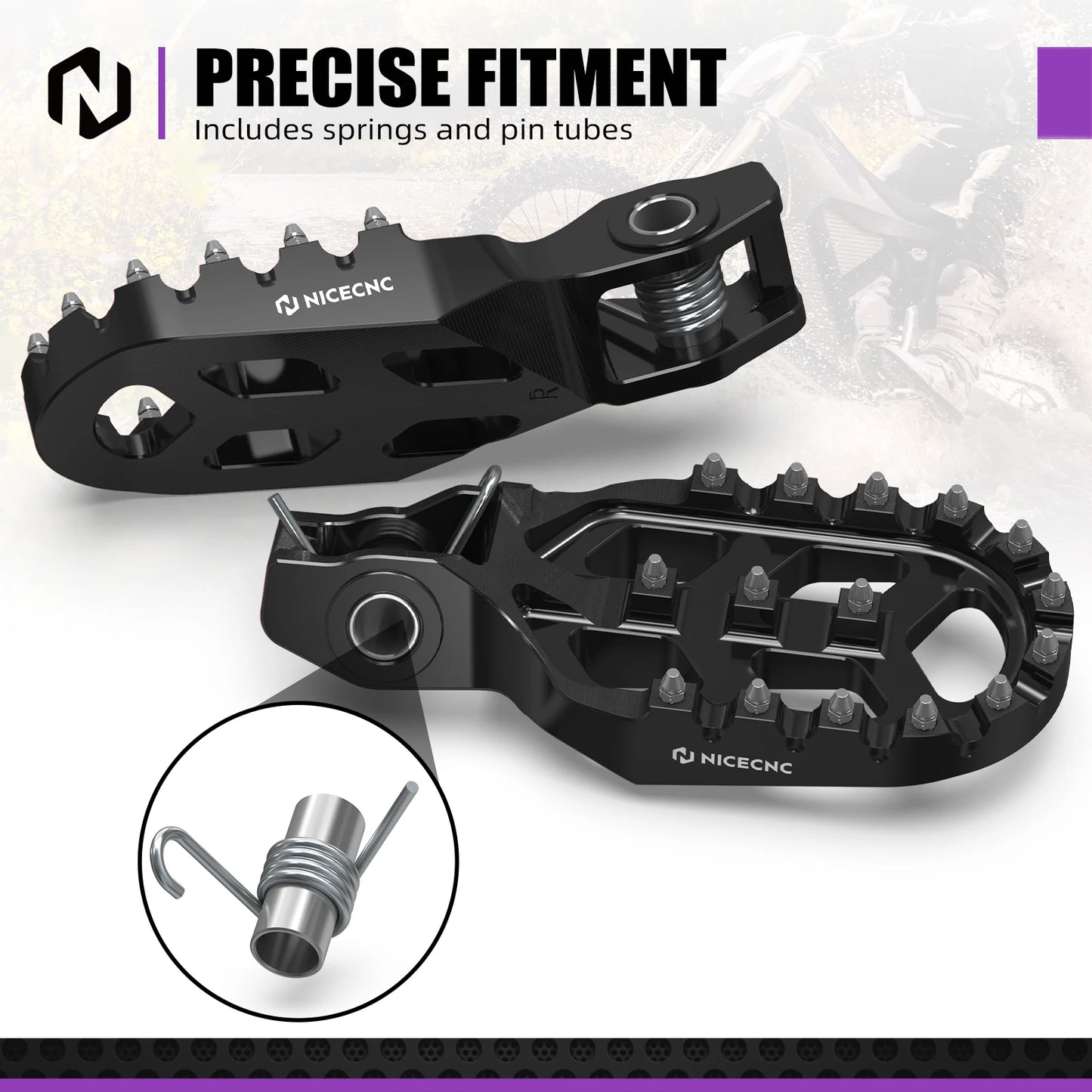Forged Offset Foot Pegs