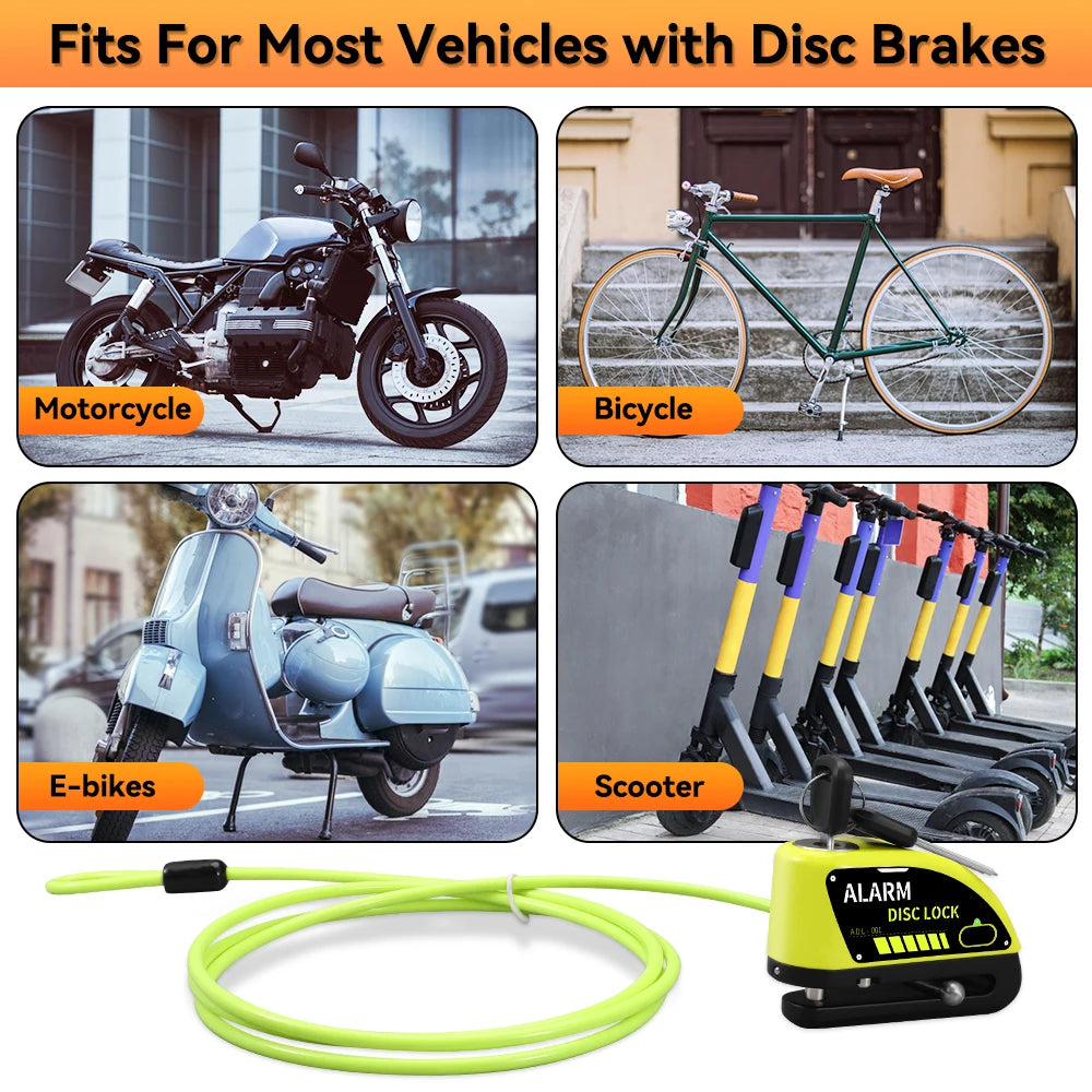 Alarm Disc Brake Lock