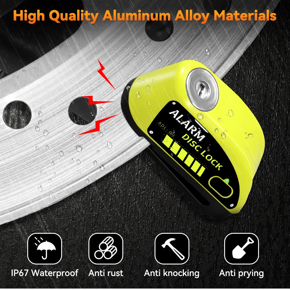 Alarm Disc Brake Lock