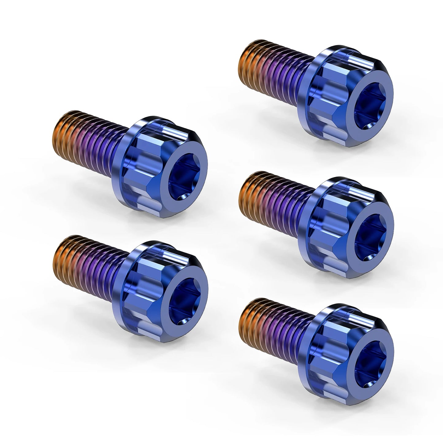Titanium Alloy Rear Sprocket Bolts 5 pcs M8
