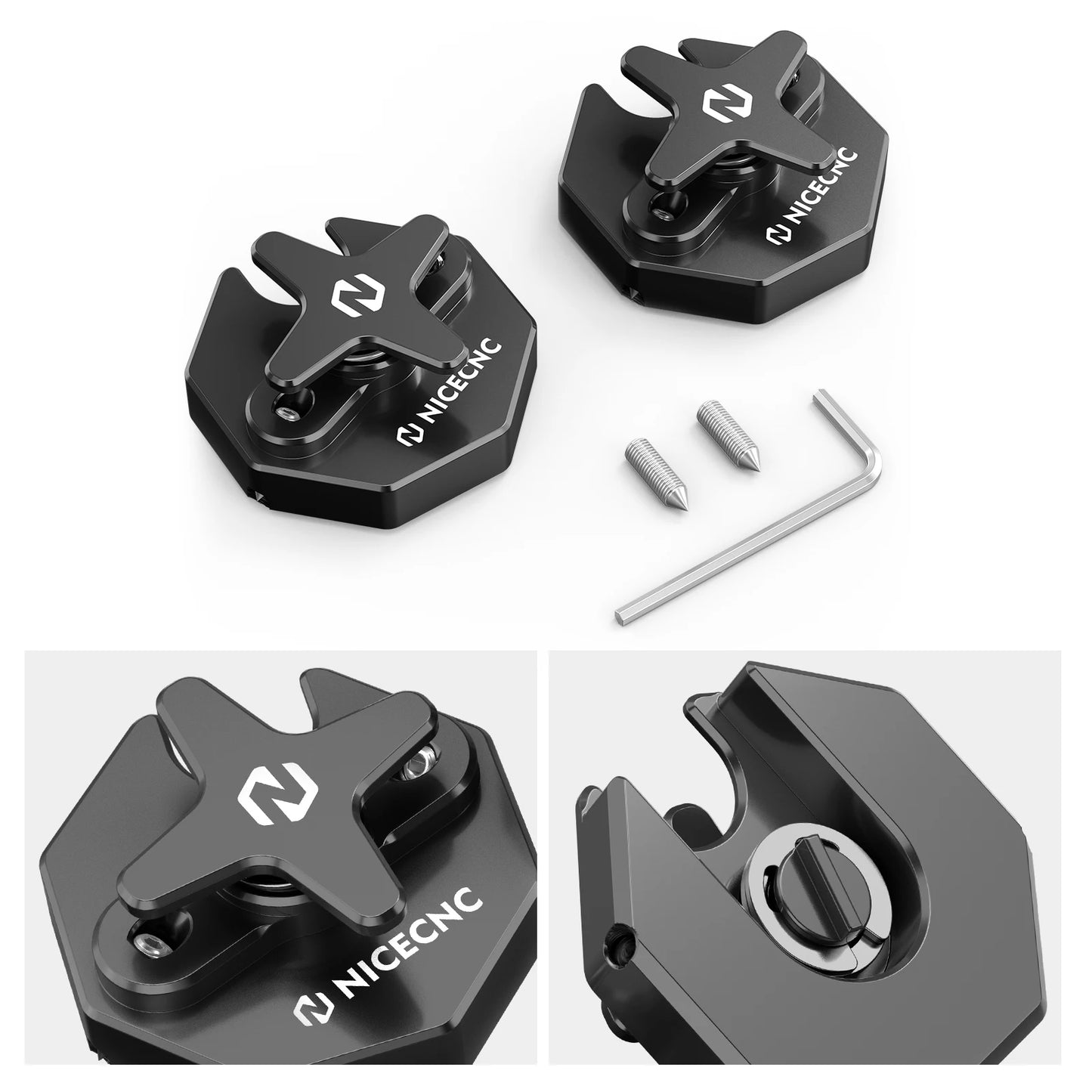 Fork Adjuster Knobs Billet