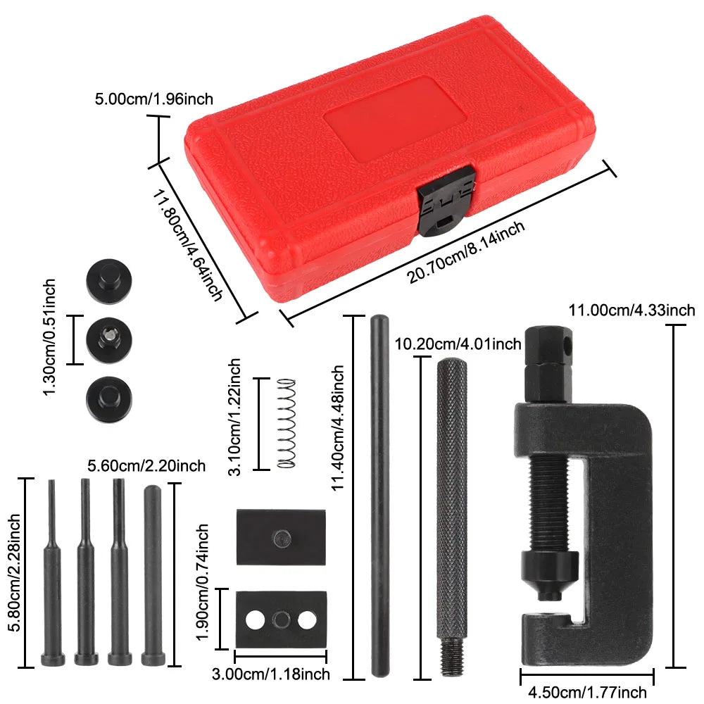 13Pcs Heavy Duty Chain Breaker