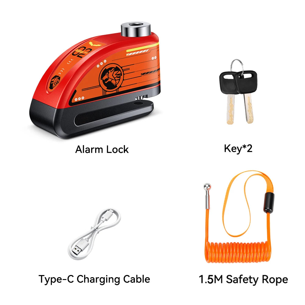 Alarm Disc Brake Lock