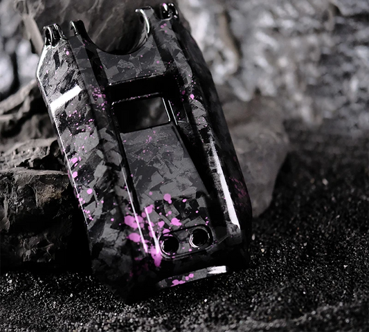 Battery Cover Purple/Gold Splatter