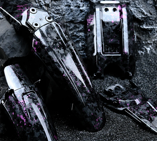Plastics Purple/Gold Splatter