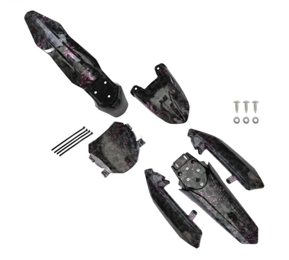Plastics Purple/Gold Splatter