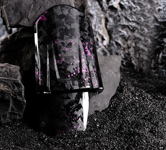 Tyre Mud Guard Purple/Gold Splatter