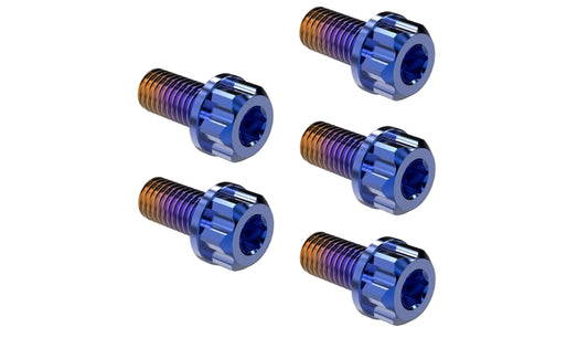 Titanium Alloy Rear Sprocket Bolts 5 pcs M8